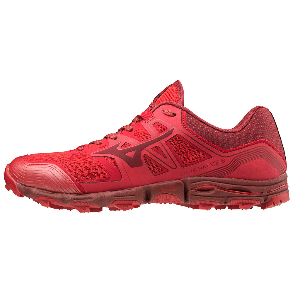 Zapatillas Trail Running Mizuno Wave Hayate 6 Para Hombre Rojos 7504962-QW